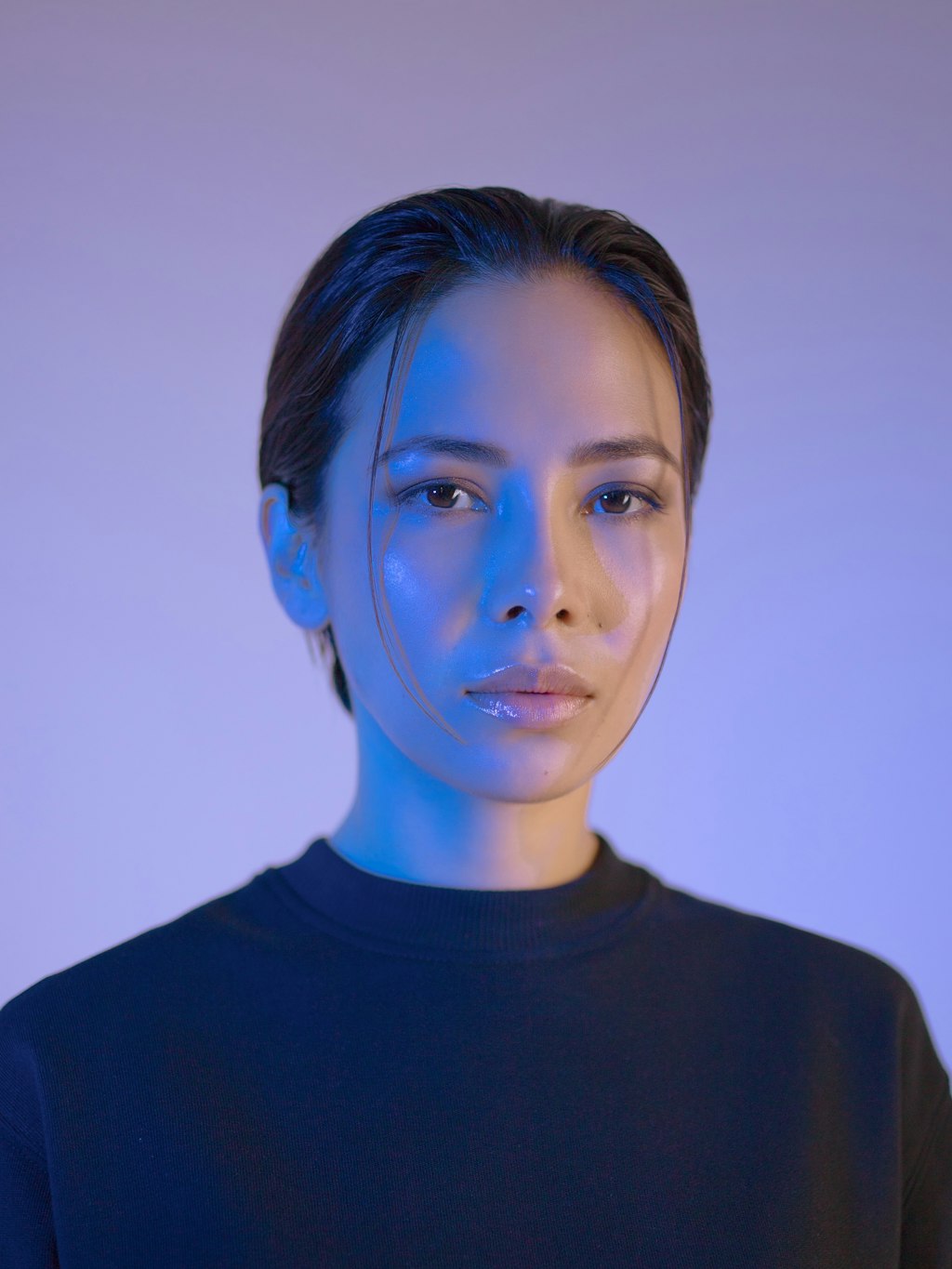 Sample portrait 8 — Navy blazer
